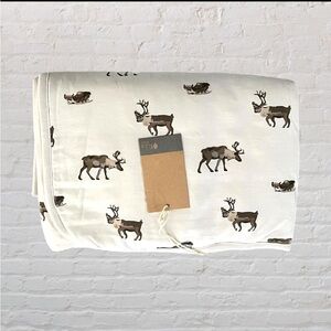 Kyte Baby Bamboo Reindeer Baby Blanket